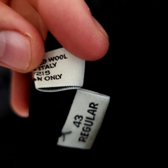 Pronto Uomo Lessona Natural Stretch Worsted Wool 2 Button Blazer 42R Gray Check - Picture 10 of 12